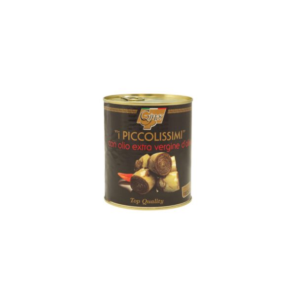 Mini corazones de alcachofa en aceite de oliva 1 kg.