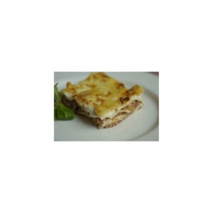 Lasaña de carne con bechamel y queso 300 gr.