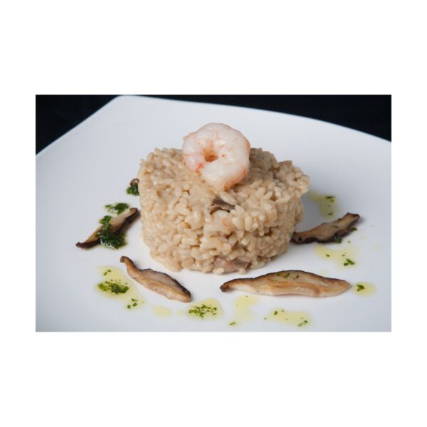 Risotto de boletus y gambas 300gr.