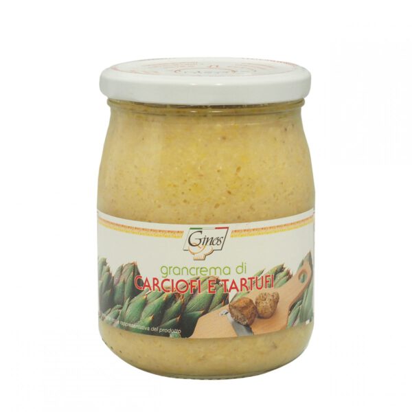 Crema de alcachofas y trufa 520 gr.