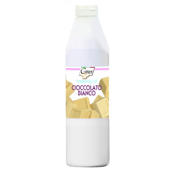 Toping de chocolate blanco Ginos 1 l.